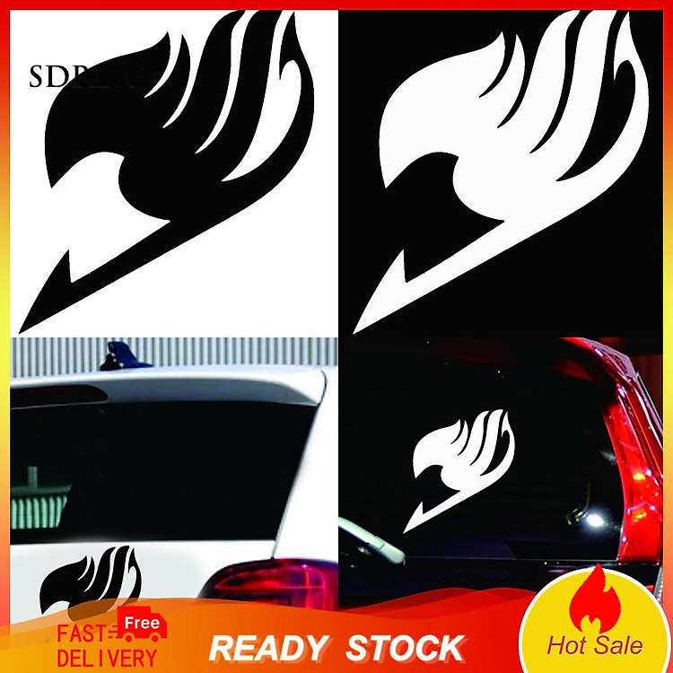 Sticker Logo Fairy Tail Dán Trang Trí Thân Xe Ô Tô