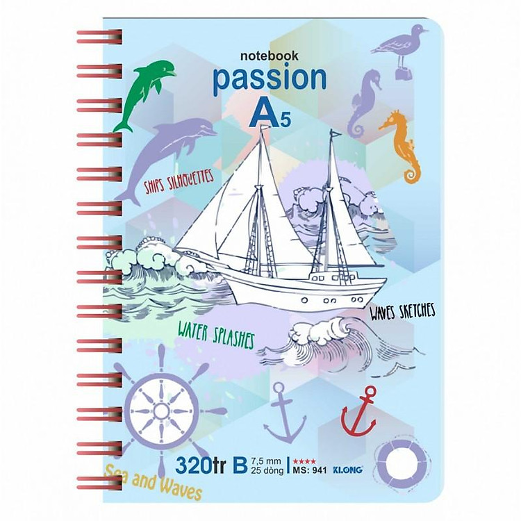 Sổ Kẻ Ngang Lò Xo A5 (320 trang) - Ảnh 2