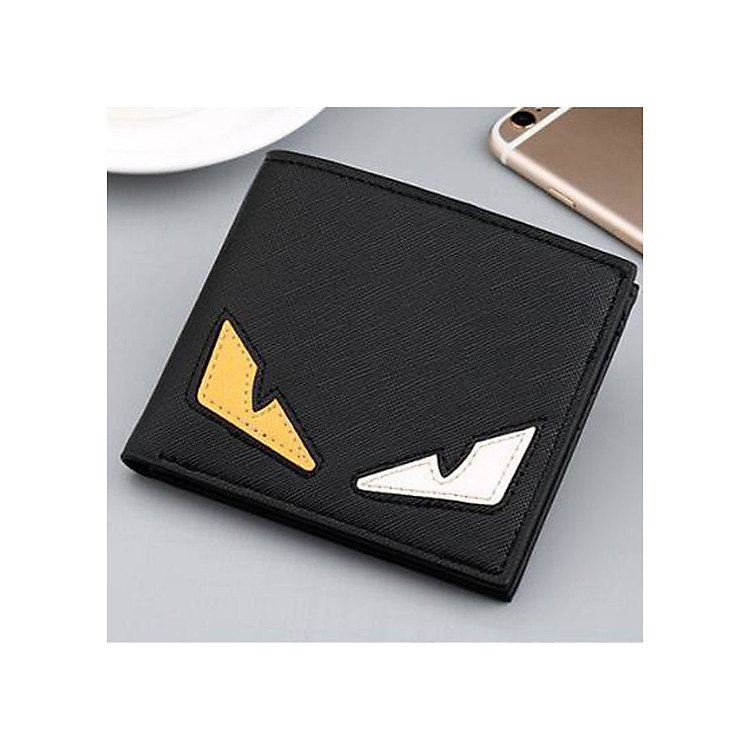 Ví nam vuông cao cấp hình mắt cú thời thời trang