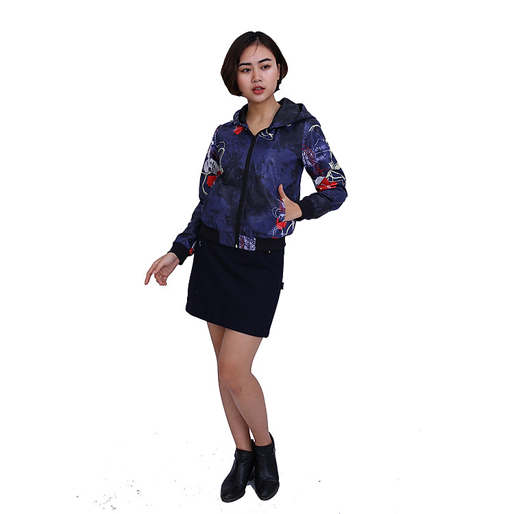 Áo Khoác Bomber Hoa Hồng