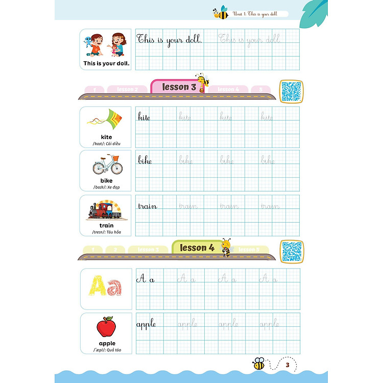 Luyện Viết Chữ Đẹp Từ Vựng Tiếng Anh Family And Friends - National Edition 3 - Ảnh 7