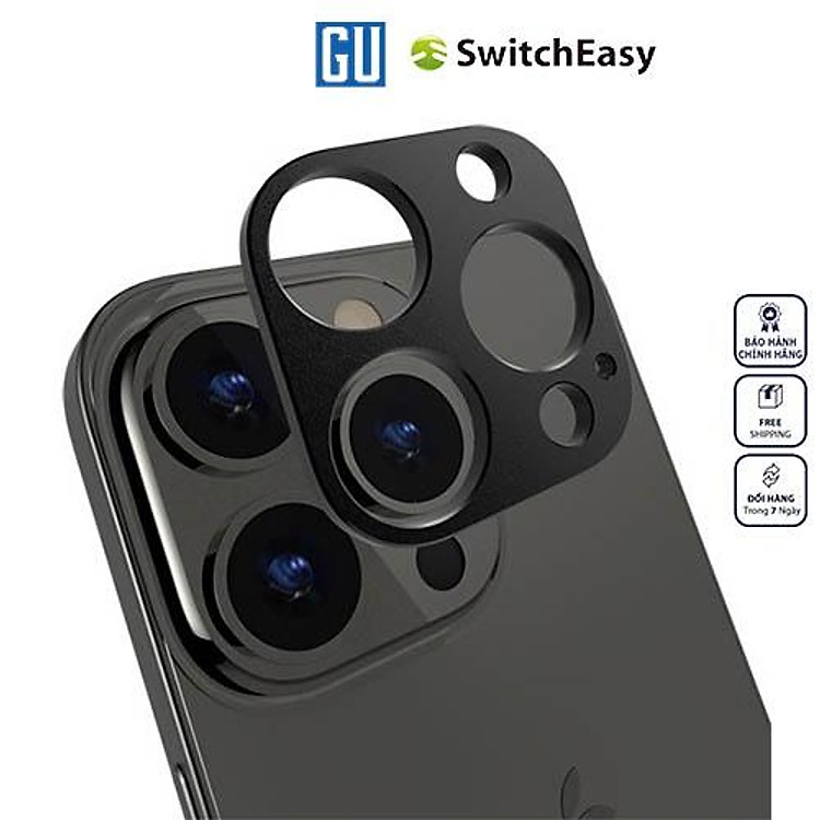 Ốp SwitchEasy LenShield Aluminum Camera Lens Protector dành cho iPhone 13 / Pro / Pro Max Hàng Chính Hãng