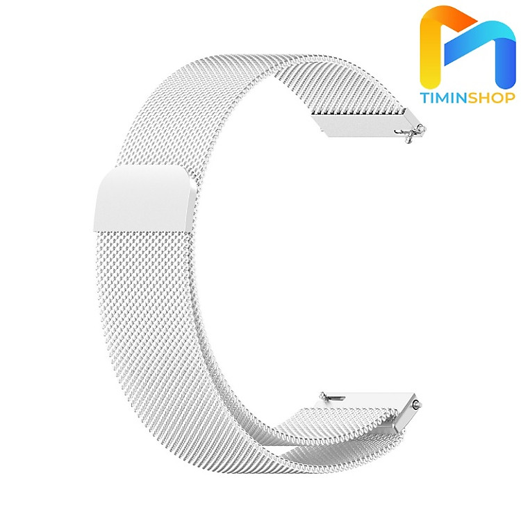 Dây đồng hồ Thép, khóa nam châm size 20/ 22mm