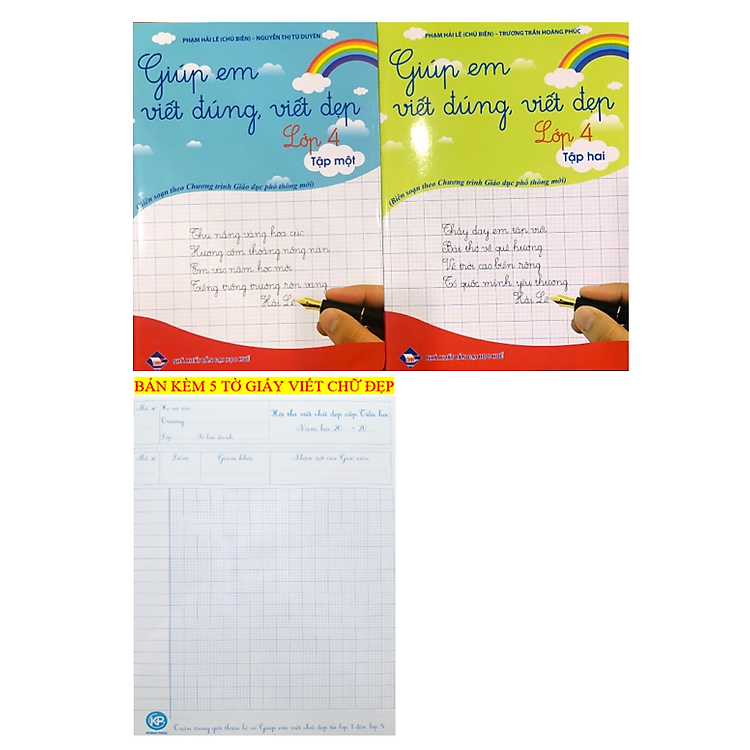 Giúp Em Viết Đúng Viết Đẹp Lớp 4 Tập 1 + 2 (Chân Trời Sáng Tạo)