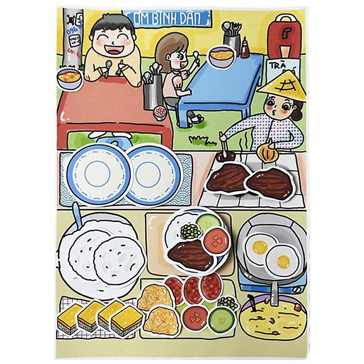 Bộ Tranh Tương Tác Cô Tiên Xanh Chính hãng Ưu đãi