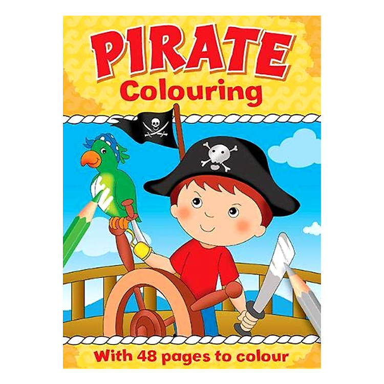 Sách tô màu Pirate Colouring