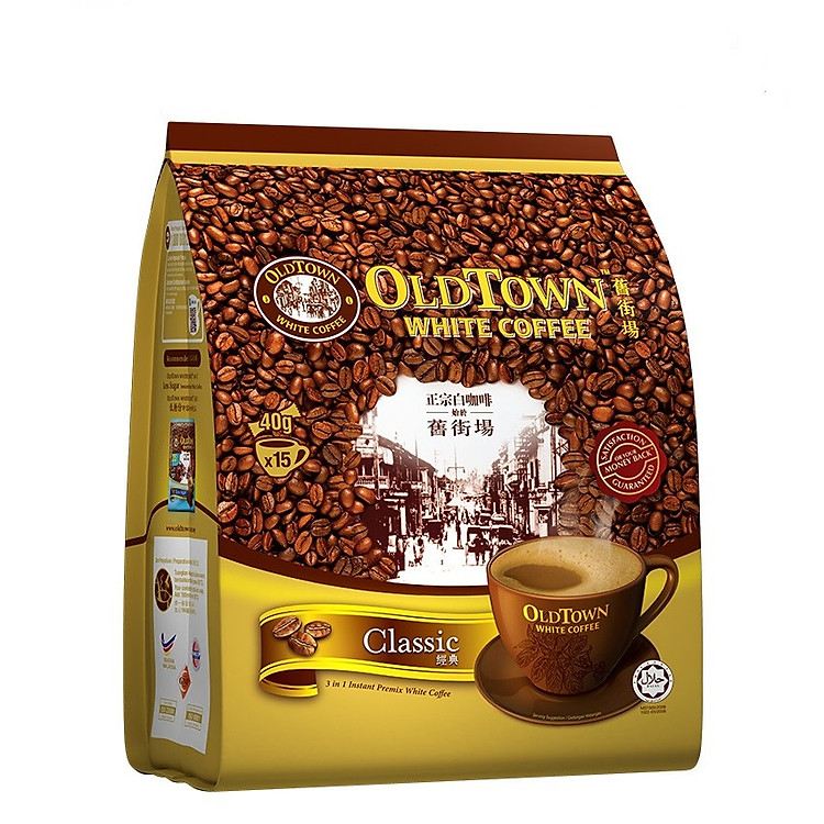 Cà phê trắng hòa tan 3 trong 1 Oldtown White Coffee Hương Truyền Thống