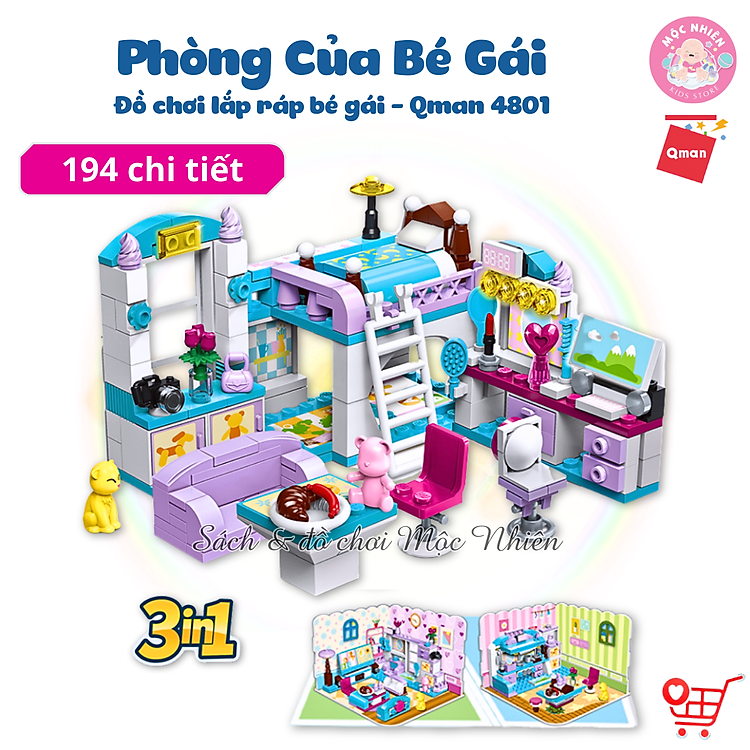 Tham Khảo tại ConCung: Đồ chơi lắp ráp Qman 4801 cho bé - Nhận ngay nhiều ưu đãi