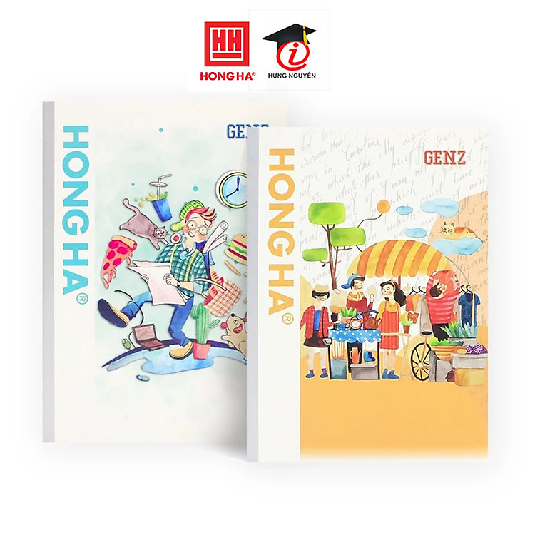 Vở kẻ ngang Hồng Hà 120 trang (Gáy vuông ép keo)