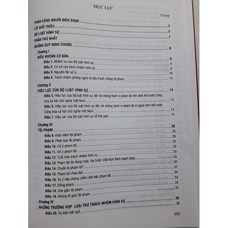 Chỉ Dẫn Tra Cứu Áp Dụng Bộ Luật Hình Sự Năm 2015 Sửa Đổi, Bổ Sung Năm 2017 (Tái Bản Lần Thứ Nhất, Có Chỉnh sửa, Bổ sung) - Ảnh 7