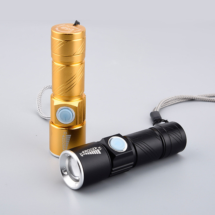 Đèn pin mini Q5 sạc USB ( NHỎ GỌN, SIÊU SÁNG )