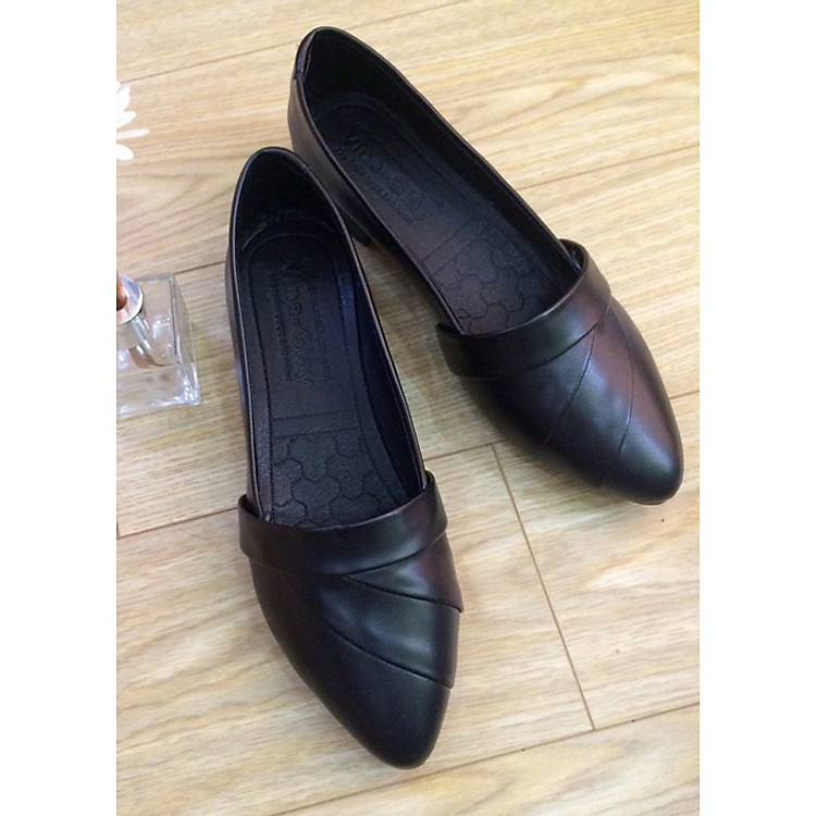 Giày Búp Bê Hàng VNXK, Da Lì Cao Cấp Siêu Bền Kem