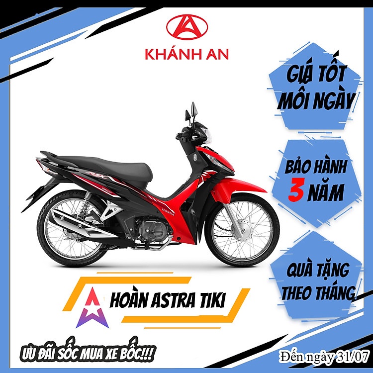 Xe máy Honda Wave RSX 2024 - Phanh Cơ Vành Nan Hoa