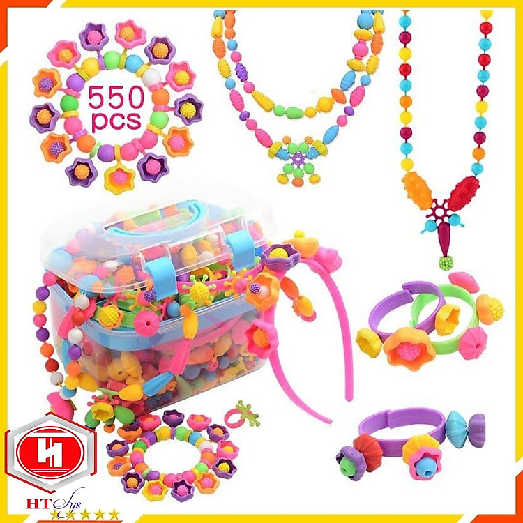 Mua tại Lazada: Đồ Chơi Xâu Hạt 550 Chi Tiết Cho Bé Chính hãng Tiết kiệm