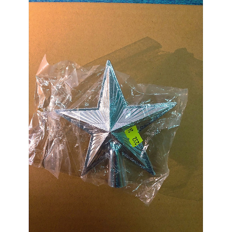 Ngôi sao treo cây thông Noel – Trắng