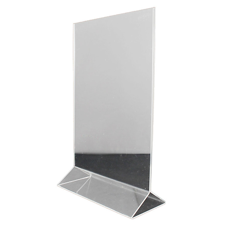 Kệ Mica 2 Mặt A4 Đứng Chân Tam Giác (21cm x 30cm)