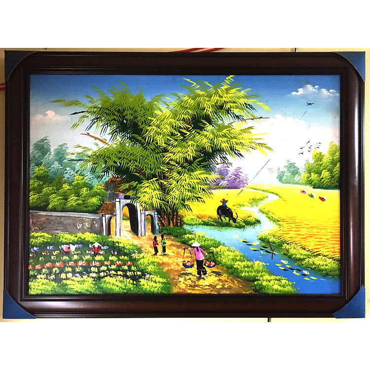 Tranh sơn dầu Đồng Quê