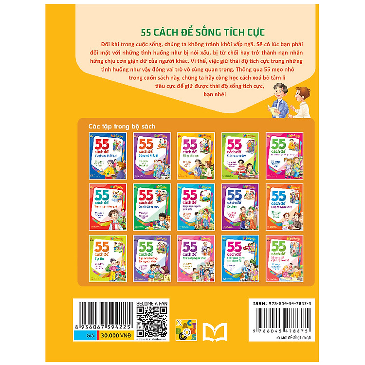 Tủ Sách Kỹ Năng Sống Dành Cho Học Sinh - 55 Cách Để Sống Tích Cực - Ảnh 2