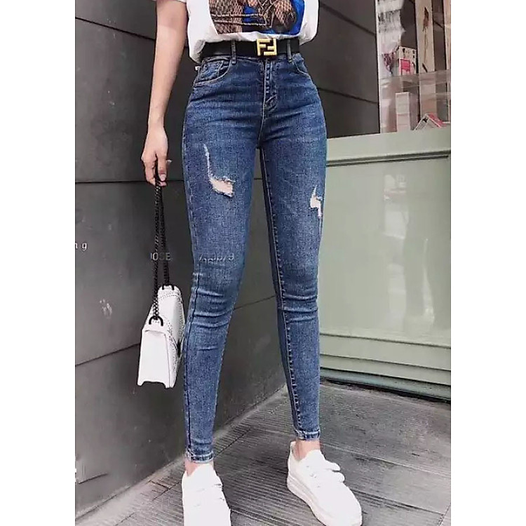 QUẦN JEAN NỮ RÁCH THỜI TRANG QJN07