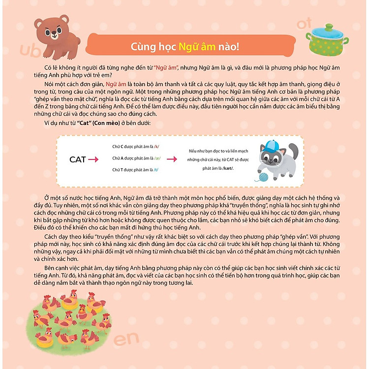 Cùng Con Học Ngữ Âm Tiếng Anh Qua 3 Cấp Độ - Nguyên Âm Ngắn - Ảnh 2