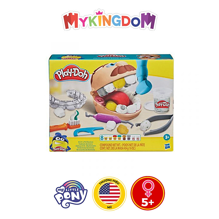 Mua tại Lazada: Mua Đồ Chơi PLAY-DOH Nha Khoa 65 Năm Chính hãng Giá tốt