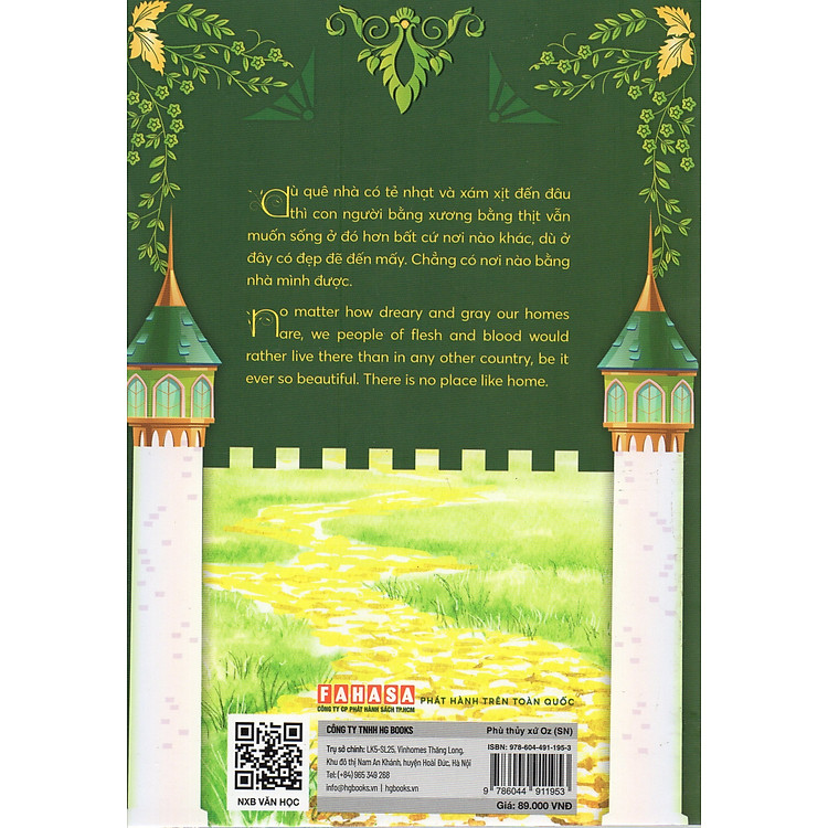 The Wonderful Wizard Of OZ - Phù thủy xứ OZ (song ngữ Việt Anh) - Ảnh 2