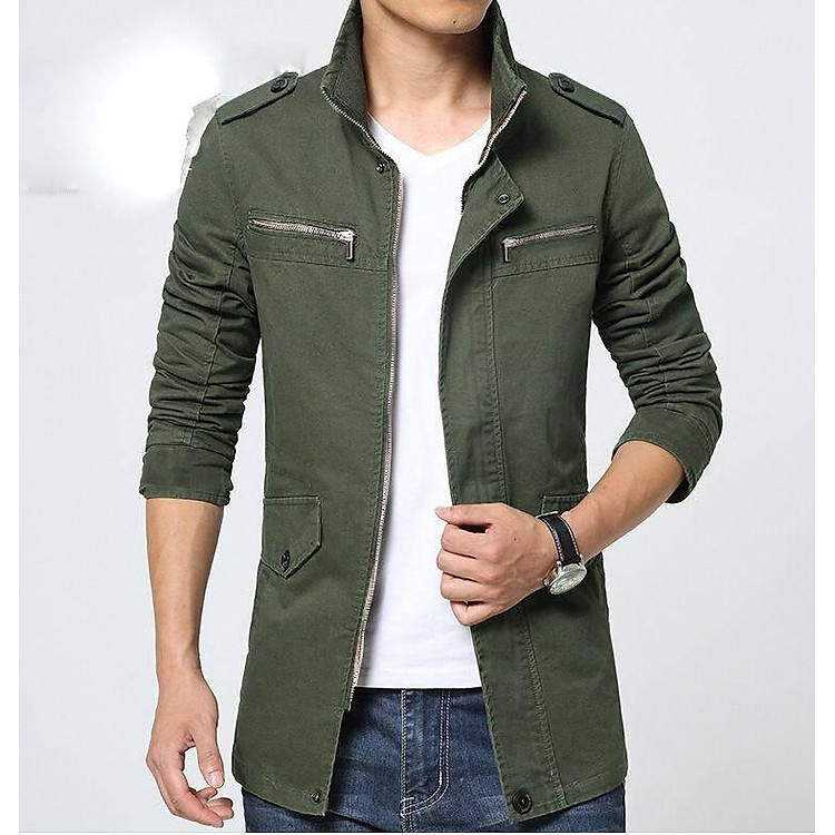 Áo khoác nam chất kaki