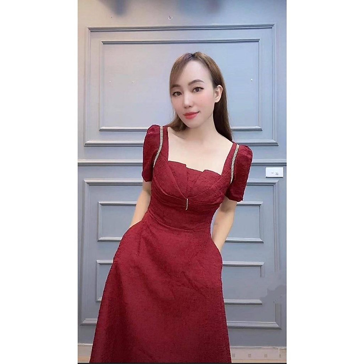 Rập giấy đầm cổ vuông mã 1653 (A0) - Ảnh 2