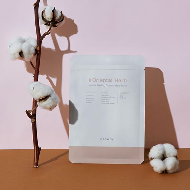 Mặt Nạ Hỗ Trợ Trị Mụn, Thu Nhỏ Lỗ Chân Lông Thảo Dược Useemi Natural Healing Oriental Herb Mask