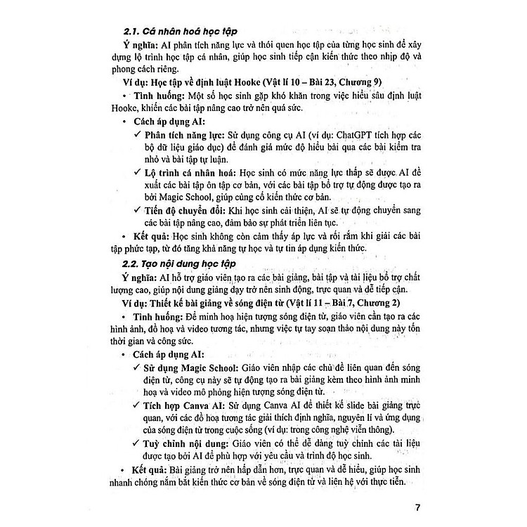 Ứng Dụng Trí Tuệ Nhân Tạo AI Trong Dạy Và Học Môn Vật Lí (Dành Cho Giáo Viên Và Học Sinh) - Ảnh 6