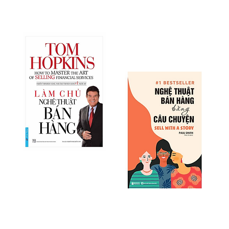 Combo sách Kinh Doanh Hiệu Quả: Làm Chủ Nghệ Thuật Bán Hàng+ Nghệ Thuật Bán Hàng Bằng Câu Chuyện (Tái Bản)/ Tặng Bookmark Happy Life