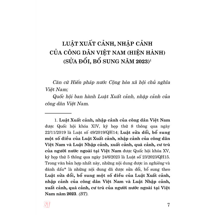 Luật xuất cảnh, nhập cảnh của công dân Việt Nam (hiện hành) (sửa đổi, bổ sung năm 2023) - Ảnh 4