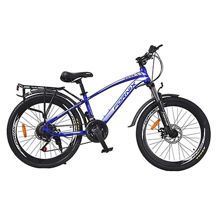 Xe đạp địa hình hiệu Fornix, Ft24, vòng bánh 24'', màu Xanh bạc