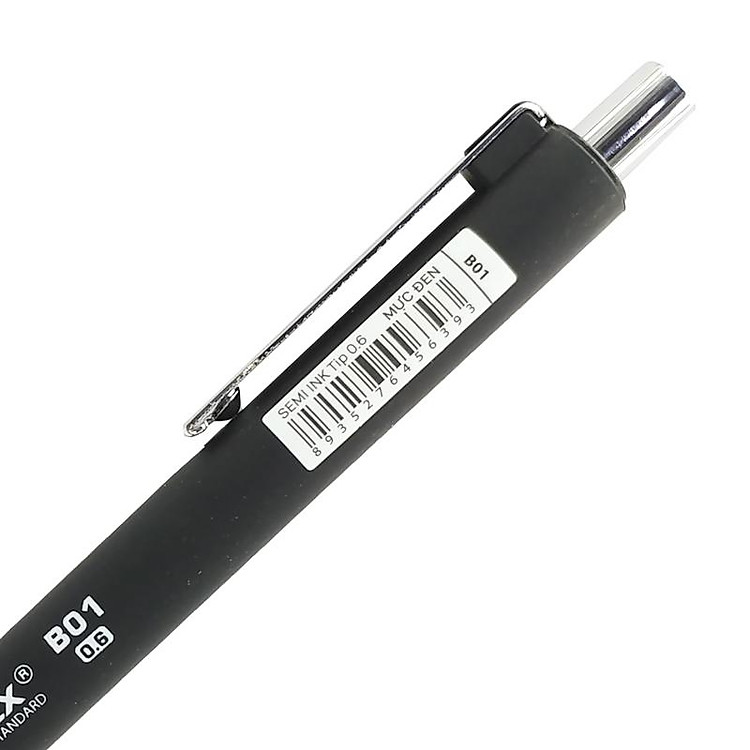 Bút Bi Bitex Semi Ink 0.6mm B-B01 (Mực đen) - Ảnh 2