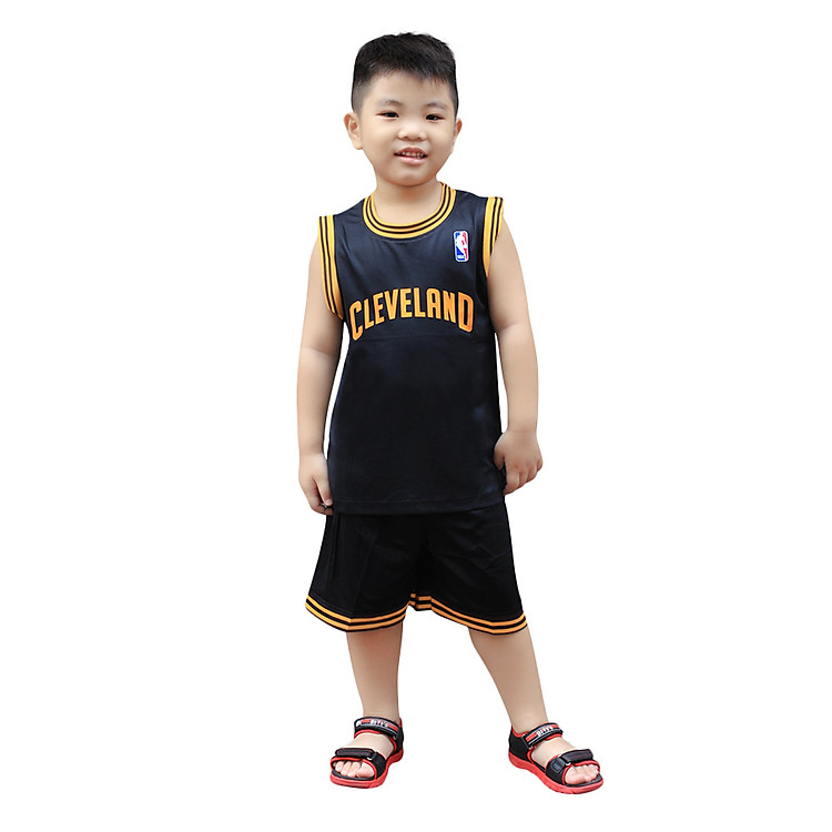 Quần Áo Bóng Rổ Trẻ Em Cleveland