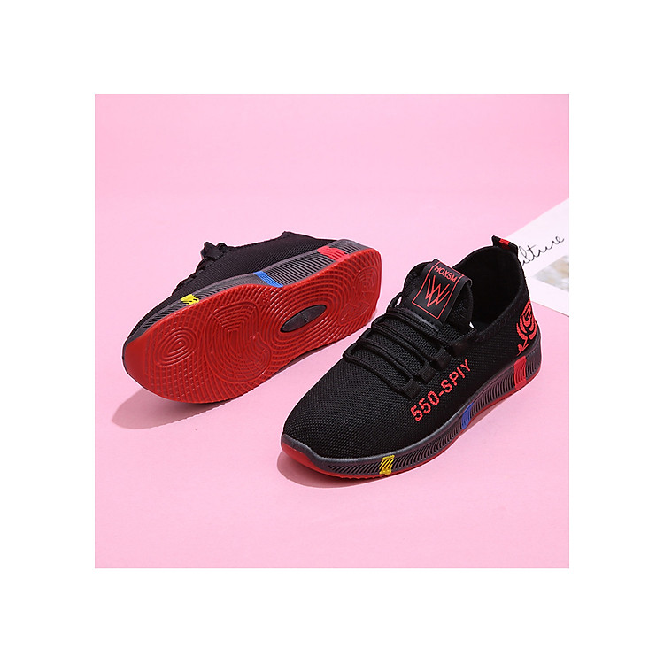 Giày sneaker nữ thời trang mới nhất buộc dây siêu nhẹ V245