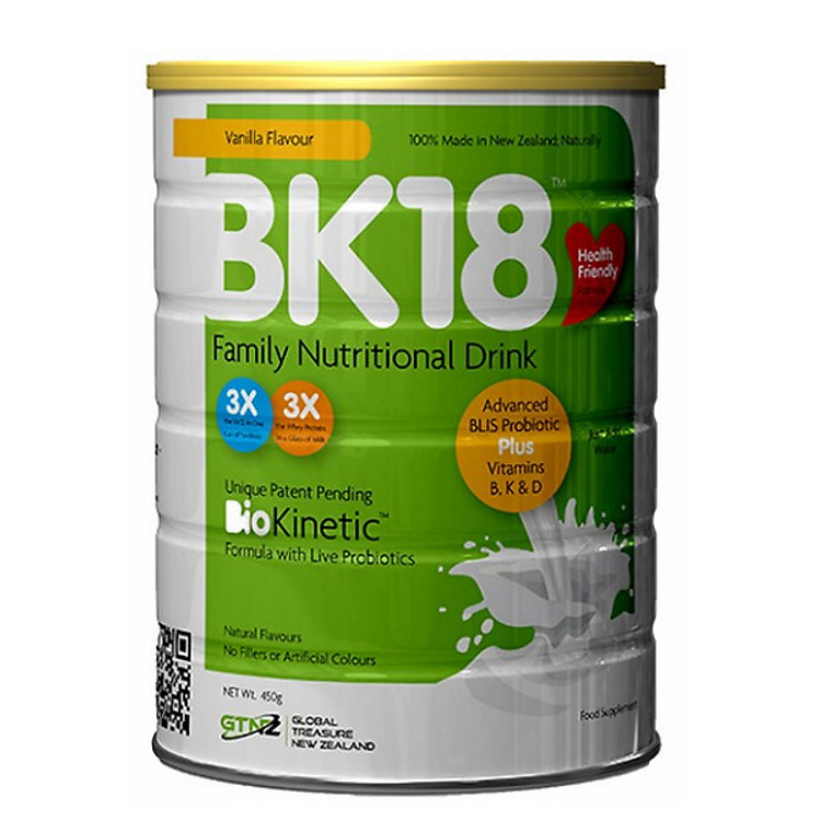 6 Lon sữa bột Bk18 (450g)