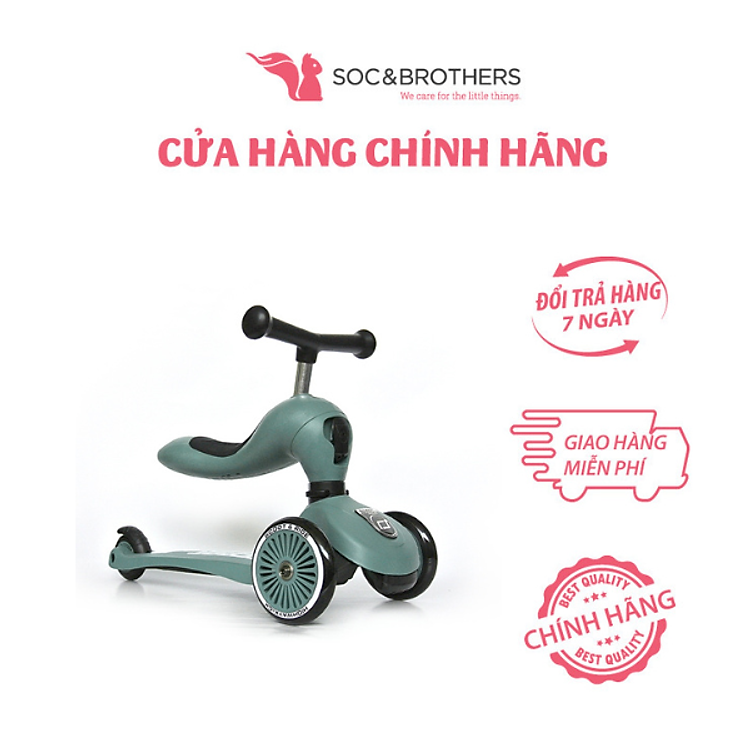 Scoot and Ride Highwaykick 1 màu Forest Chính hãng Giá rẻ - Hình ảnh 3
