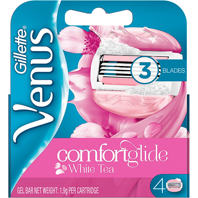 Lưỡi Dao Cạo Râu Gillette Venus Comfortglide Bộ 4 Cái