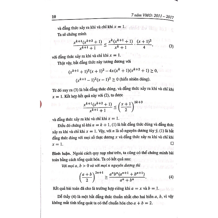 Các Kỳ Thi Toán VMO – Lời Giải Và Bình Luận