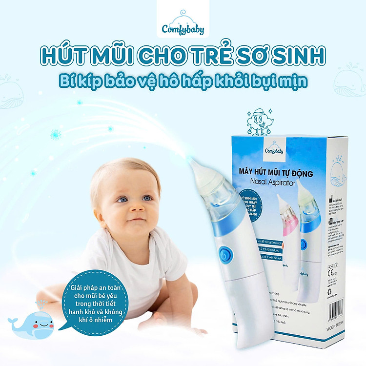 Mua Máy hút mũi Comfybaby CF718 – Hồng Chính hãng Giá rẻ