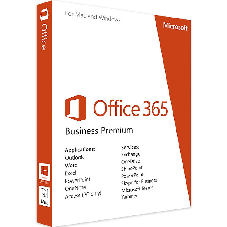 Phần mềm Microsoft Office 365 Business Premium - Hàng chính hãng