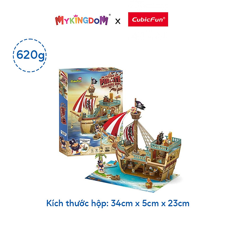 Đồ Chơi Xếp Hình 3D CUBIC FUN Chính hãng Tiết kiệm - Hình ảnh 2