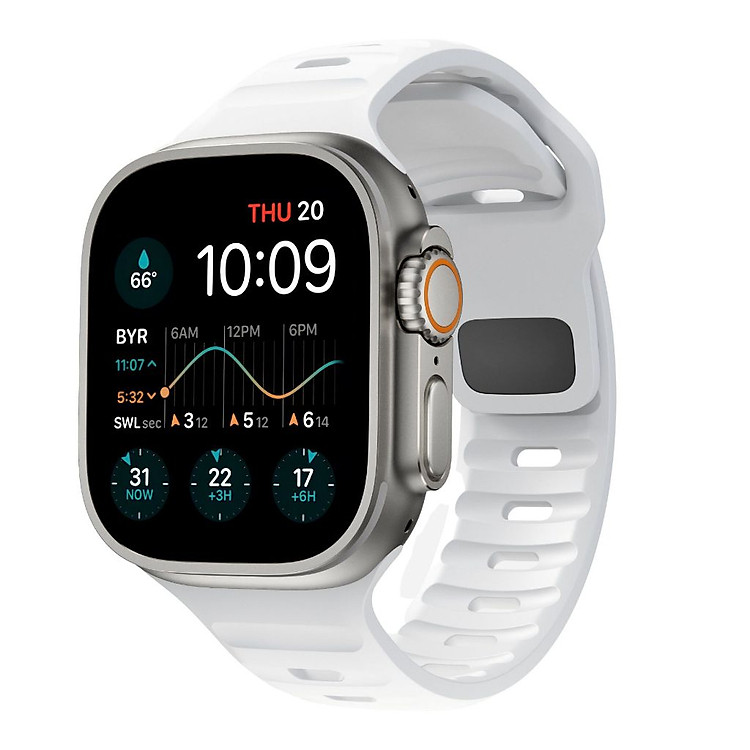 Dây Đồng Hồ Dành Cho Apple Watch, Kai.N Sport Carbon_ Hàng Chính Hãng