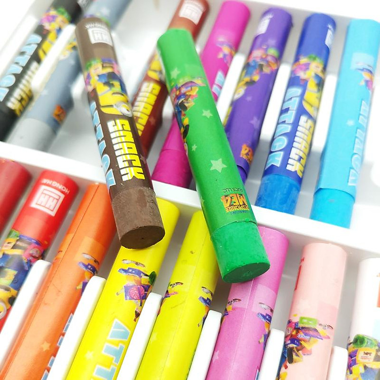 Hộp 18 Bút Sáp Dầu Minions - Ảnh 4