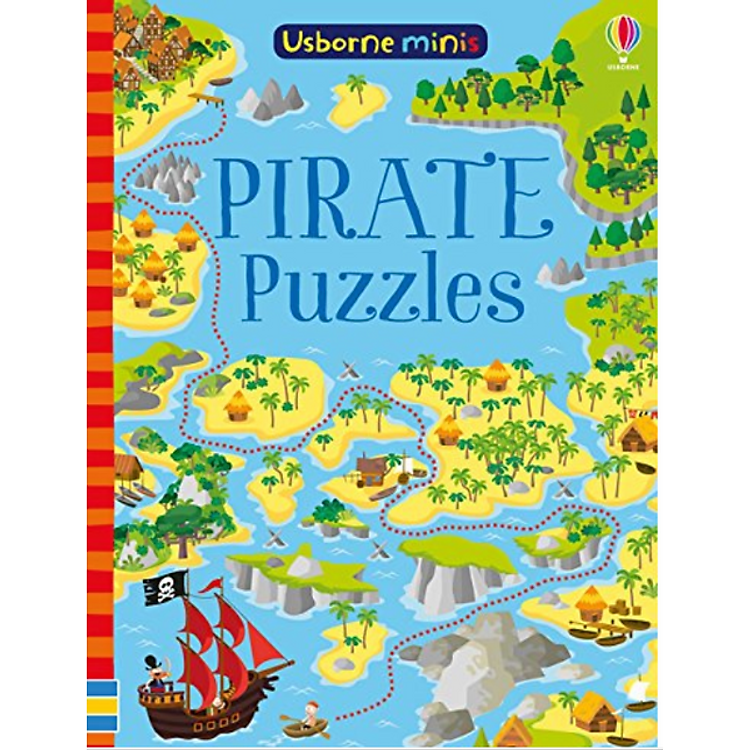Sách Usborne Pirate Puzzles