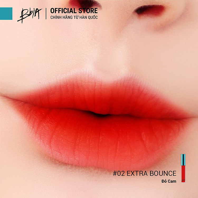 Combo 2 son Bbia Last Velvet Lip Tint - #02 Extra Bounce và #23 Romantic Note