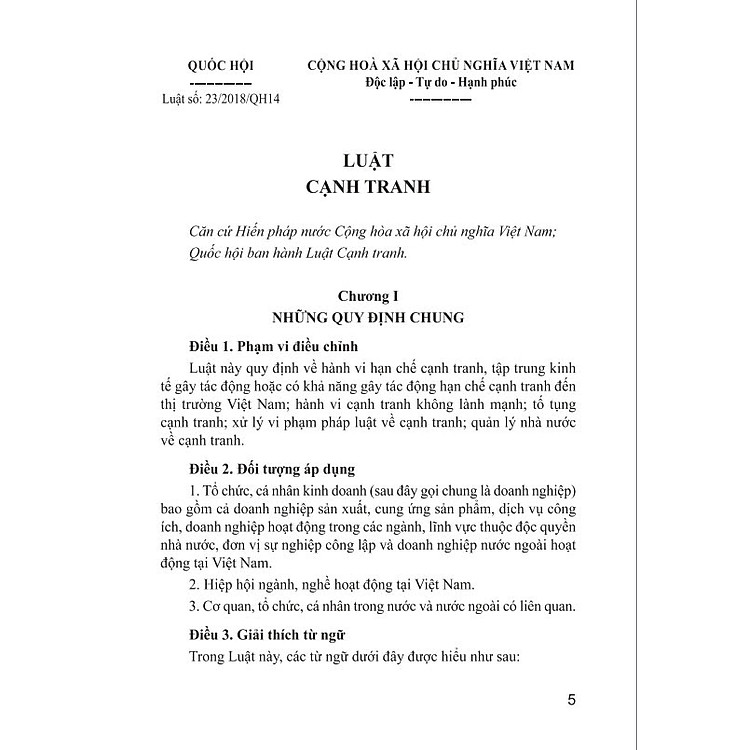 Luật Cạnh Tranh - Ảnh 2