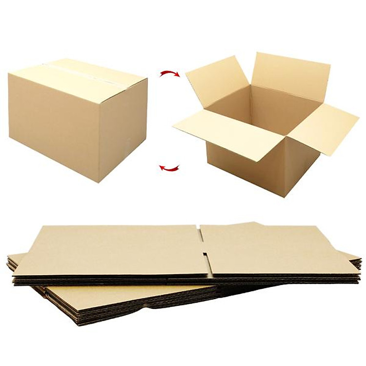 Thùng Carton Đóng Hàng 60 x 40 x 40 cm (5 thùng)