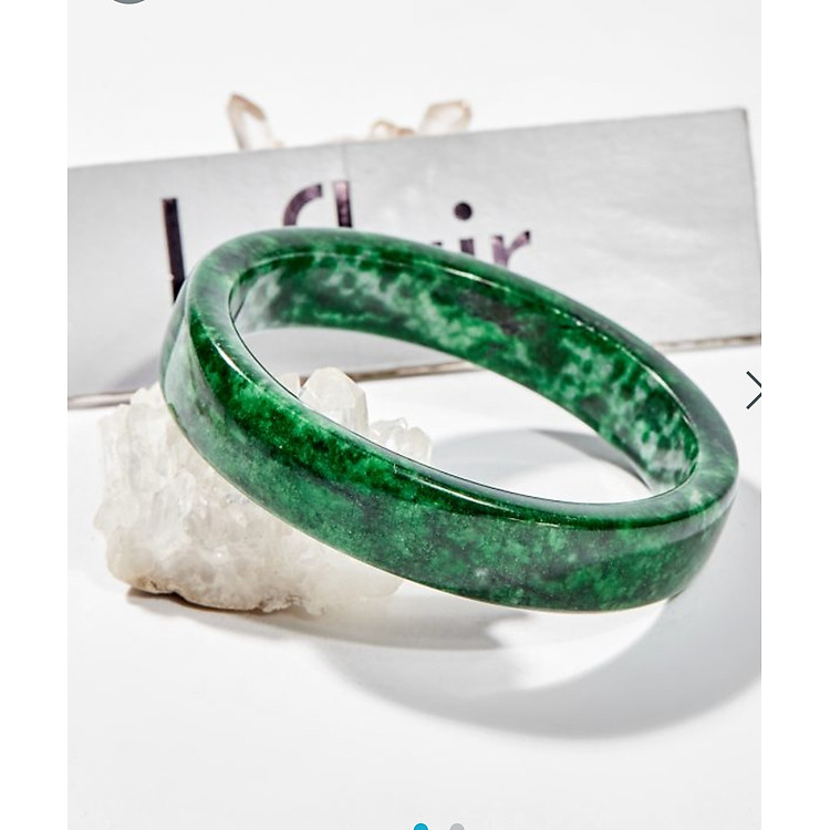 Vòng Cẩm Thạch Sơn Thủy Bản Vuông 63 mm